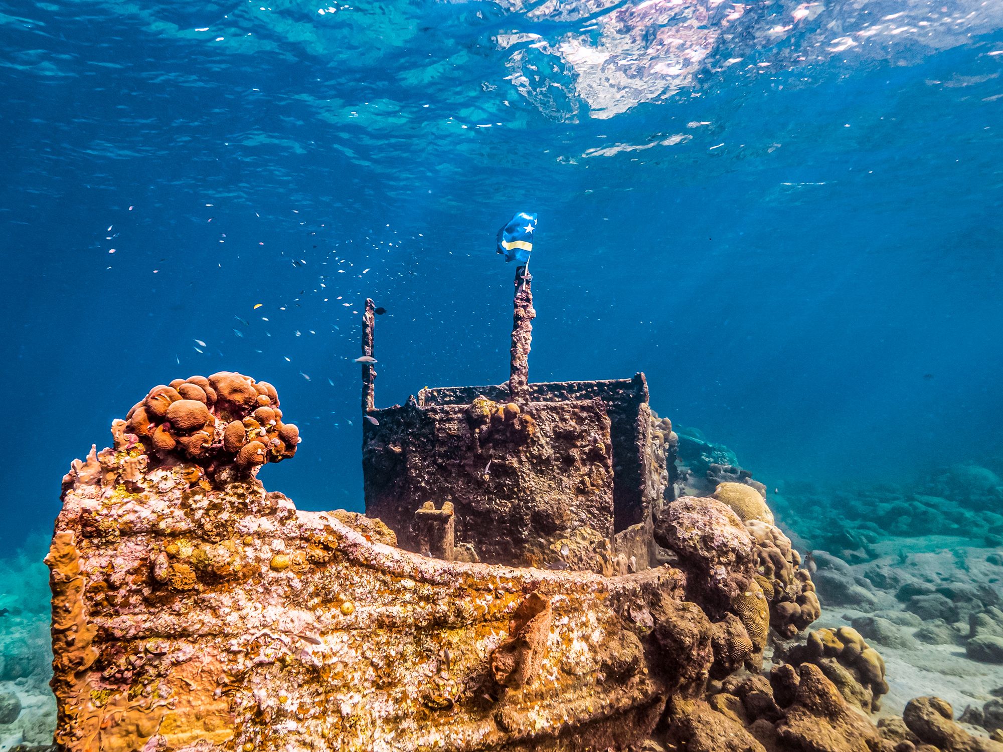 Curacao Scuba Diving Tugboat
