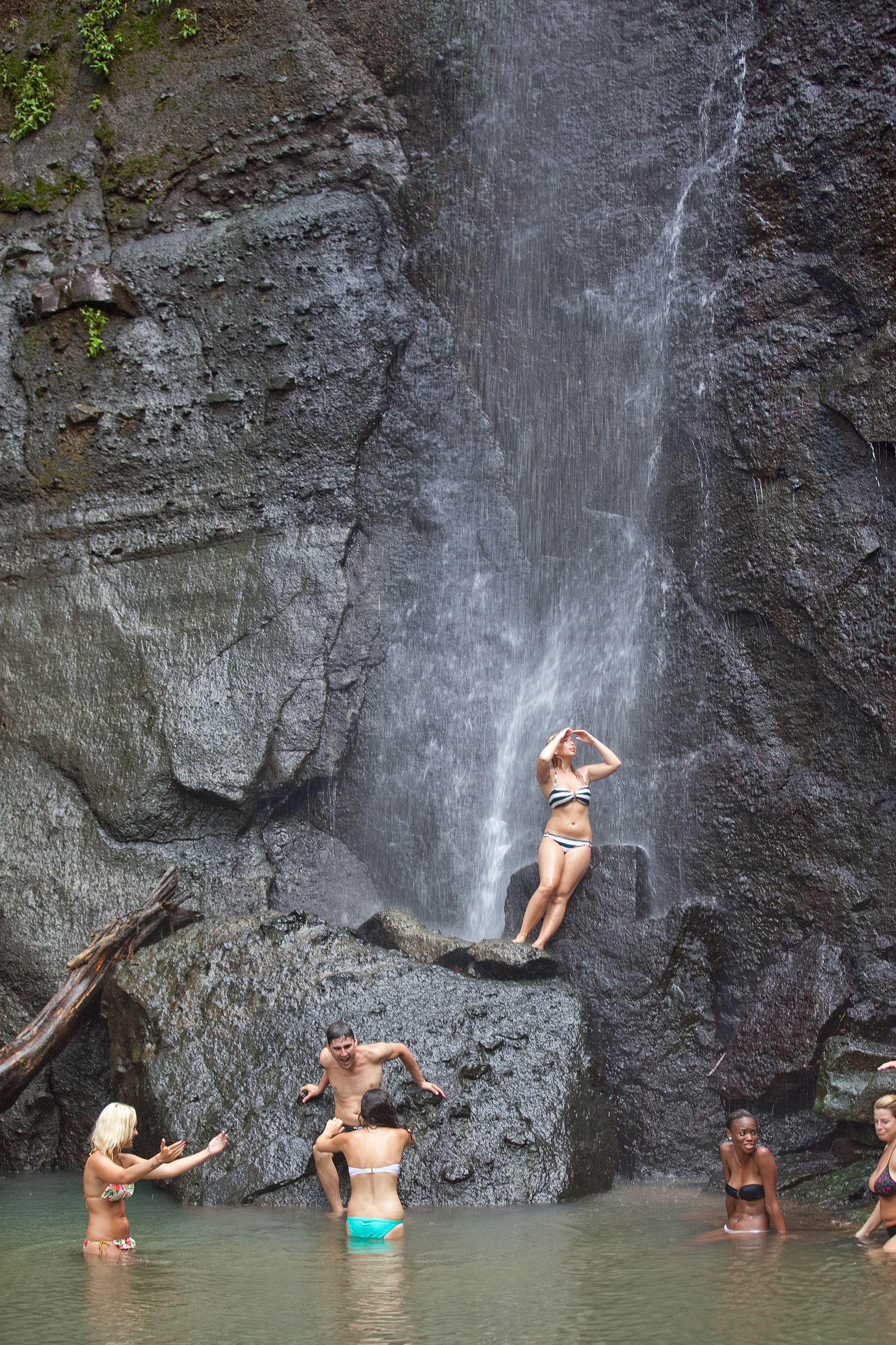 Saint Lucia waterfall excursion
