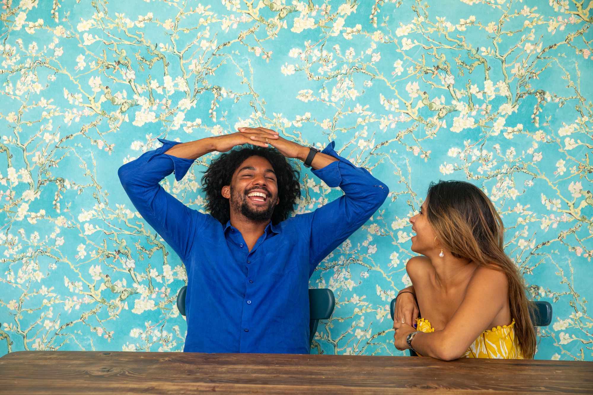 laughing couple