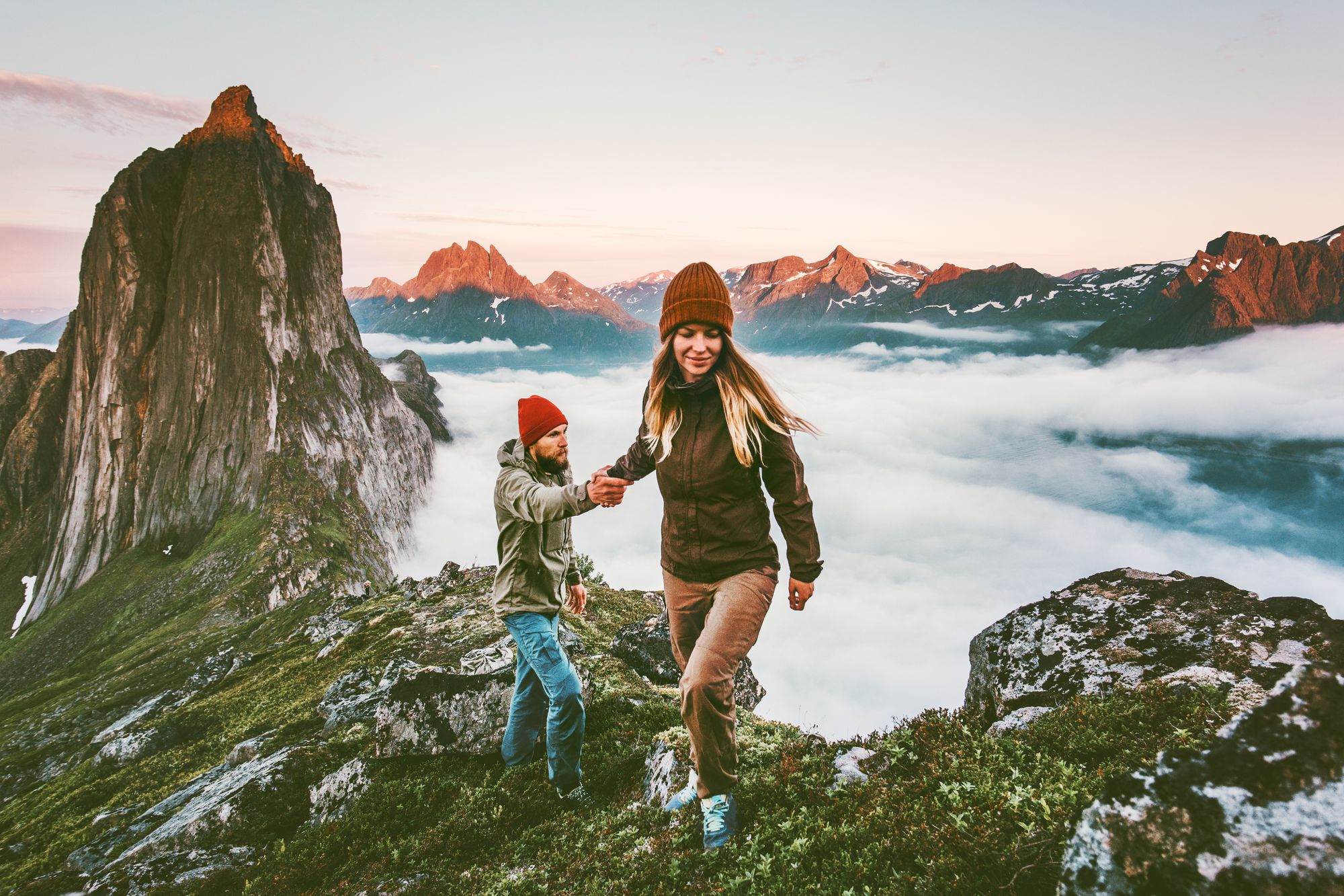 Norway couple vacation
