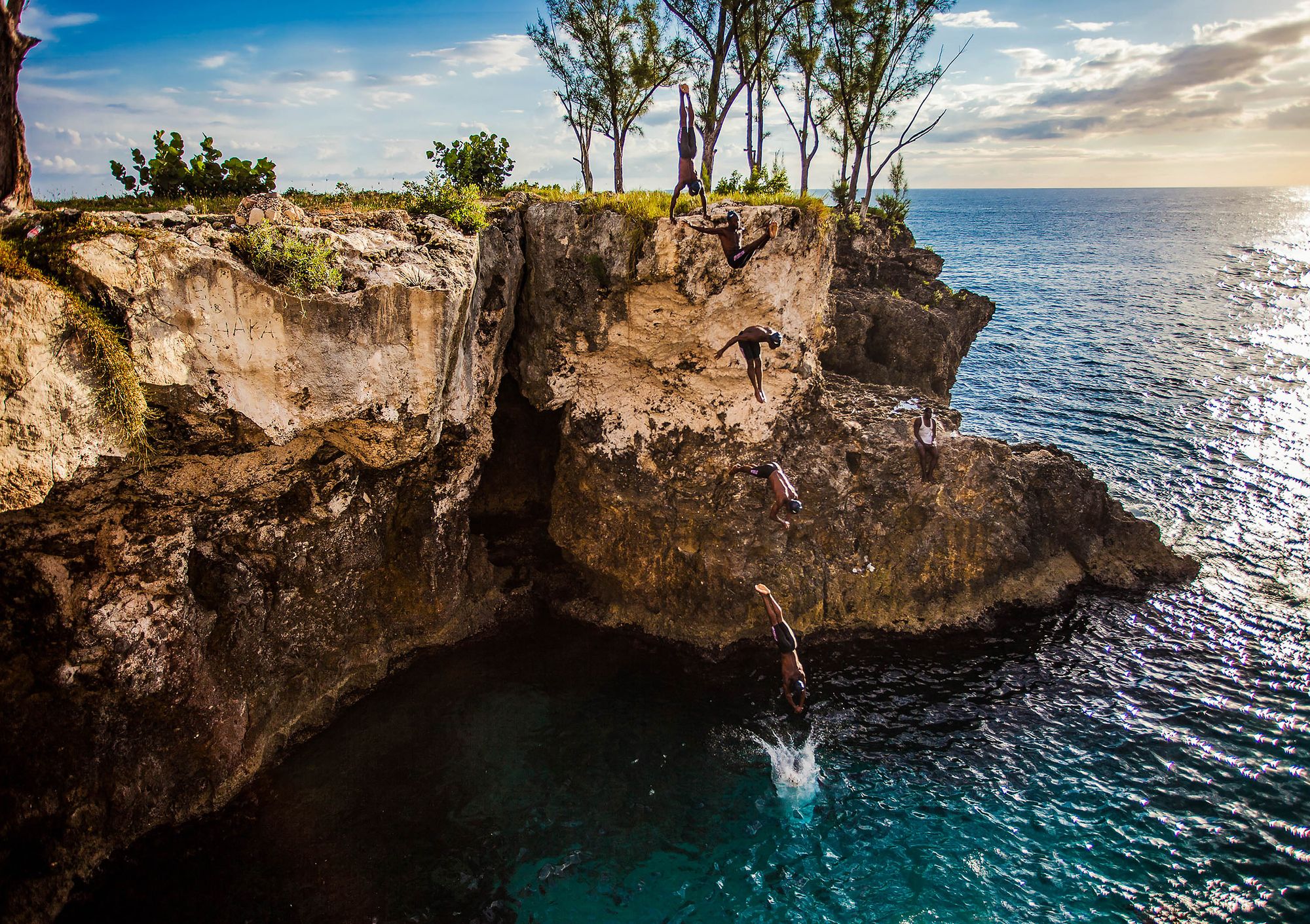 local cliff jumpers Jamaica