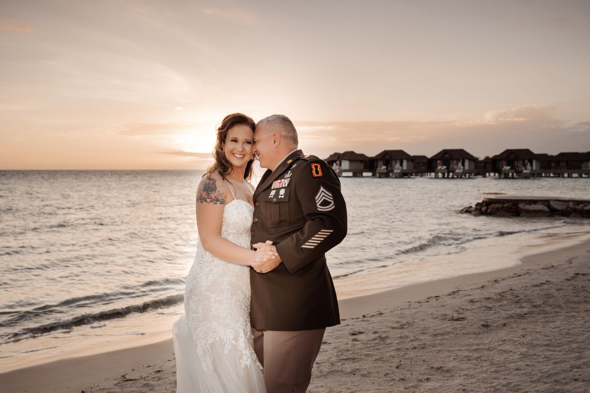 bride_groom_uniform_beach_sunset_olga_sam