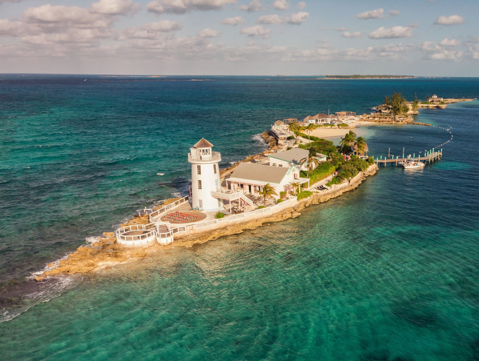 Pearl Island Lighthouse Bahamas