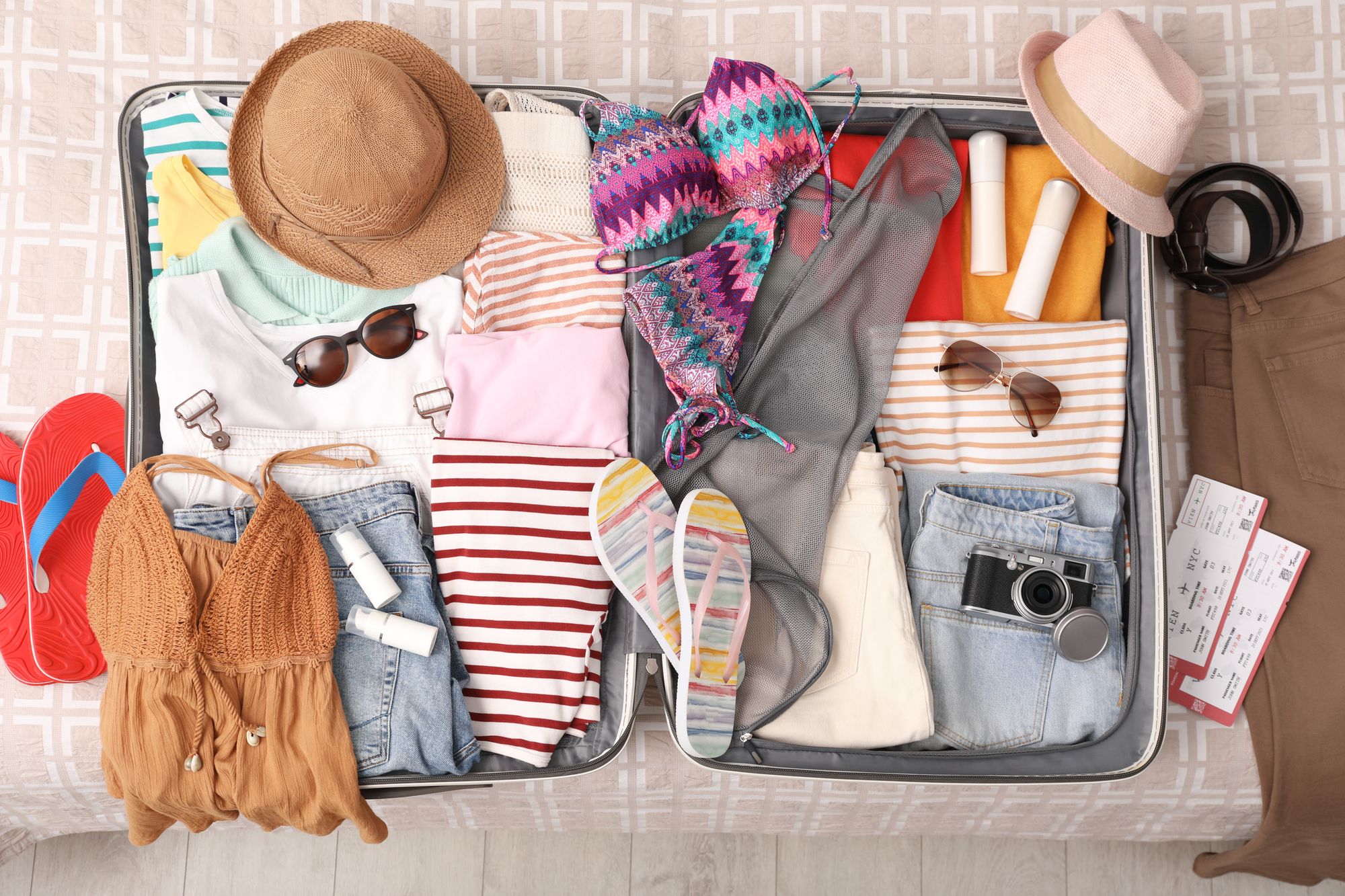 packing for Caribbean vacation