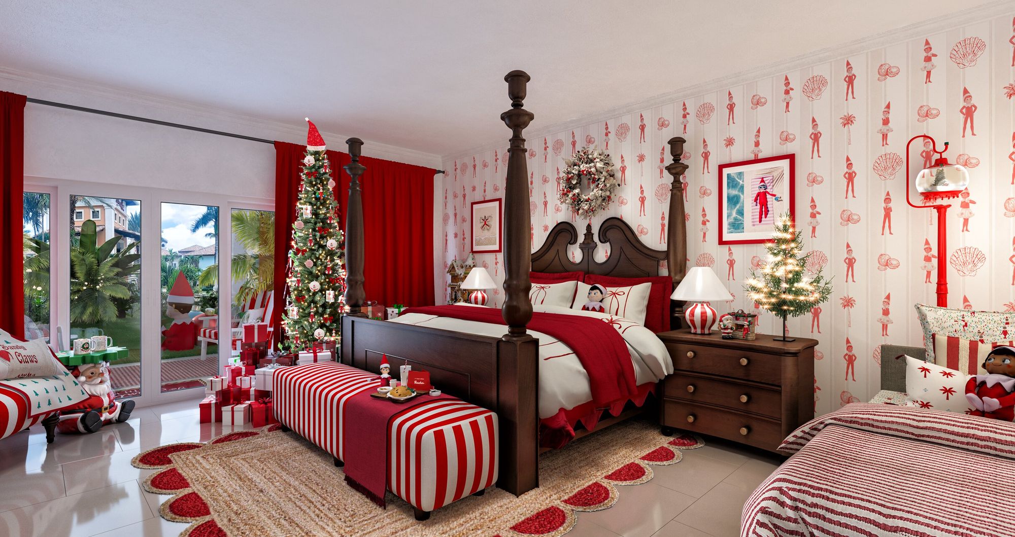 Elf-on-the-shelf-Caribbean-Vacation-Suite-Beaches