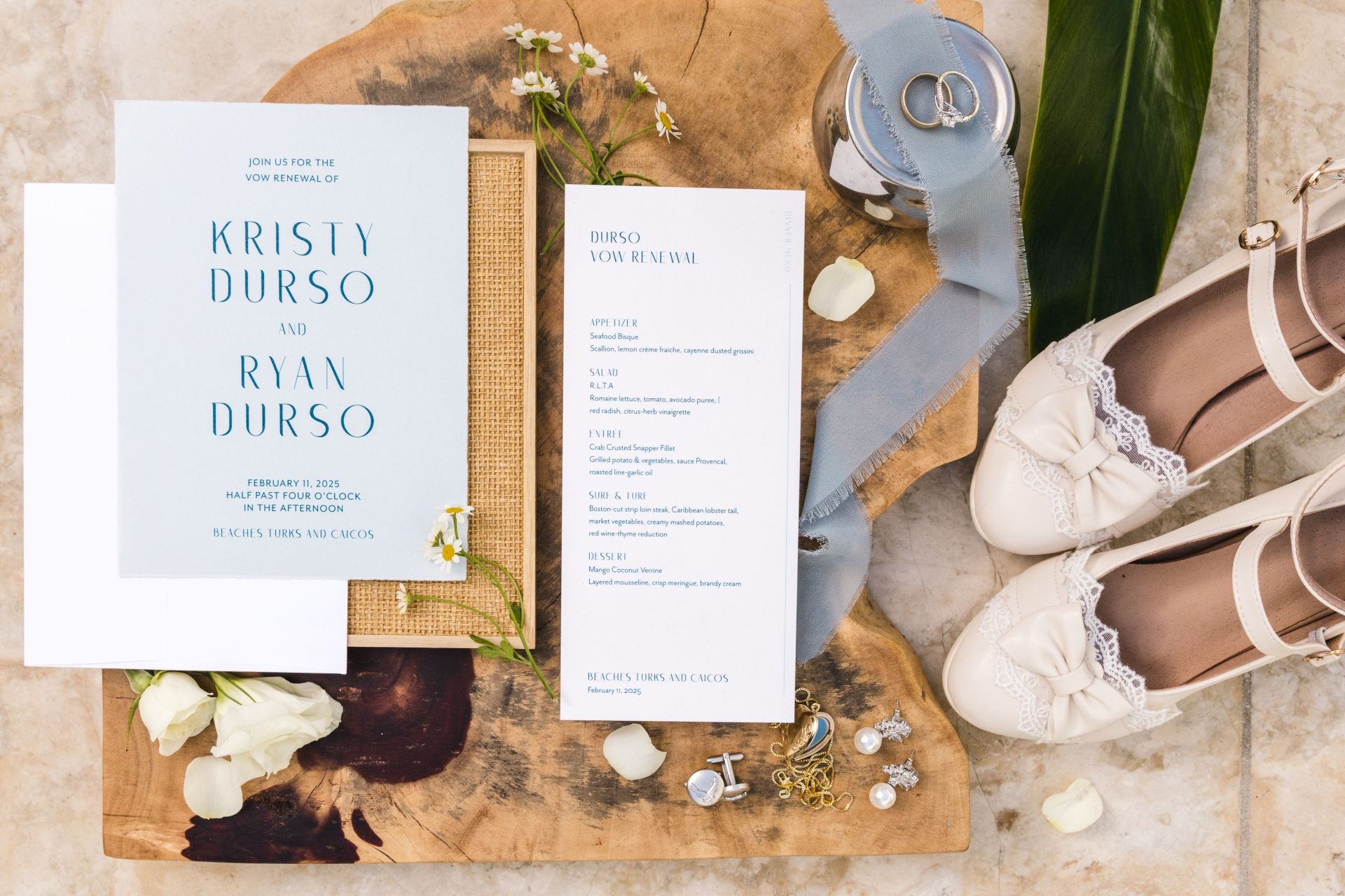 beach-vow-renewal-stationery-flatlay